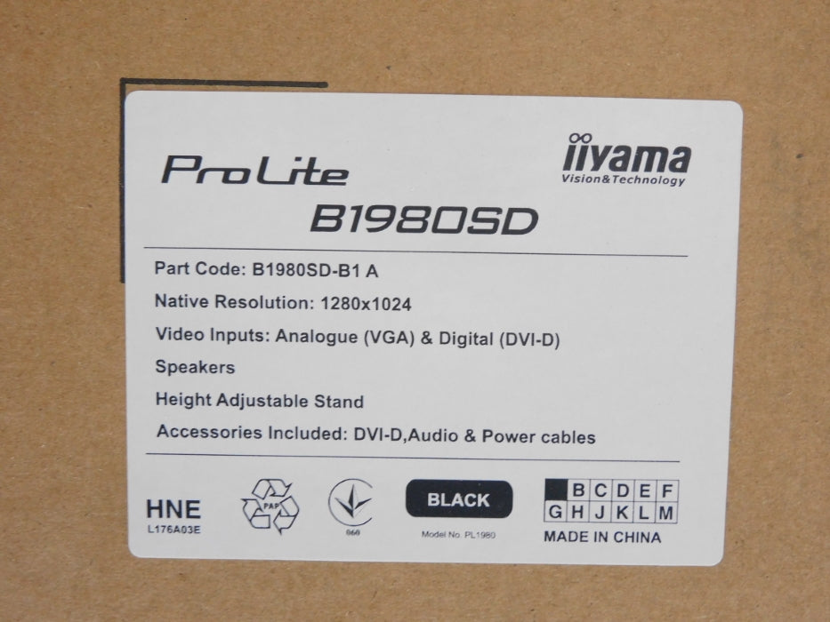 IIYAMA B1980SD-B1A NSMP