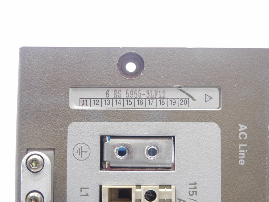SIEMENS 6ES5955-3LF12 115/230V 4.8/2.4A UNMP