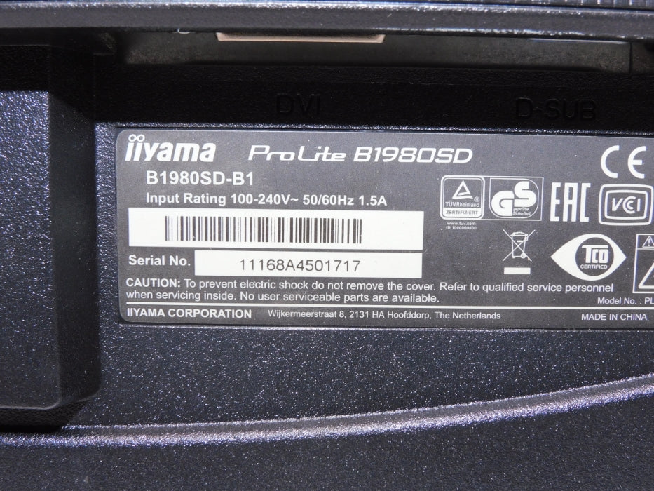 IIYAMA B1980SD-B1 UNMP