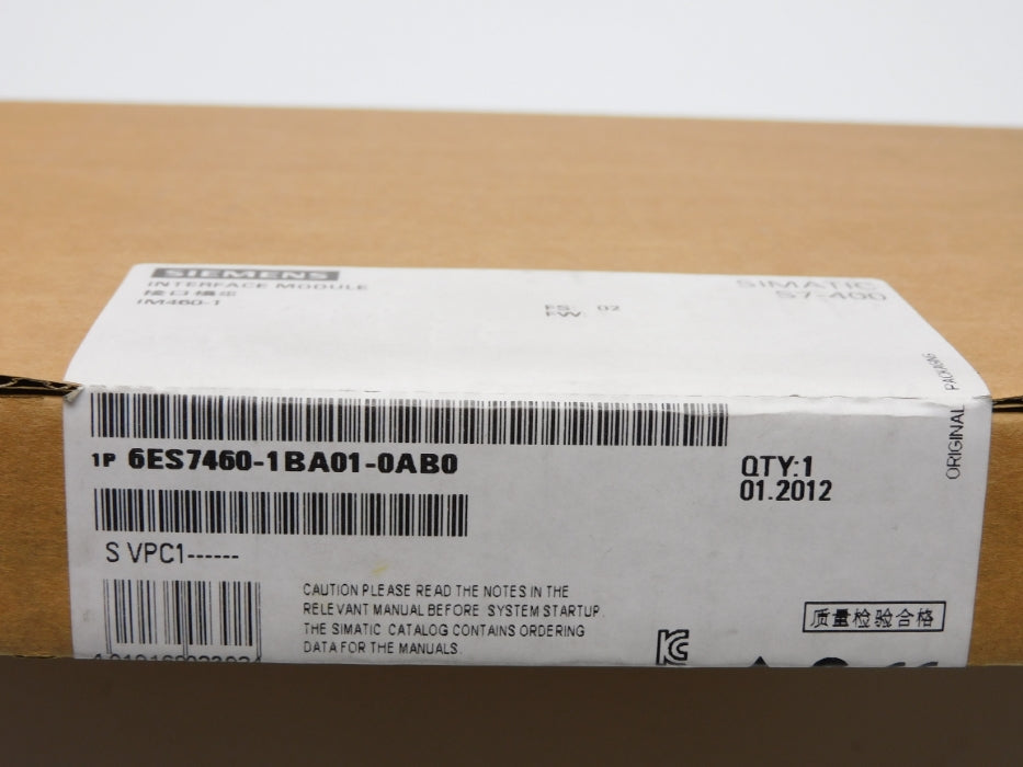 SIEMENS 6ES7460-1BA01-0AB0 NSFS