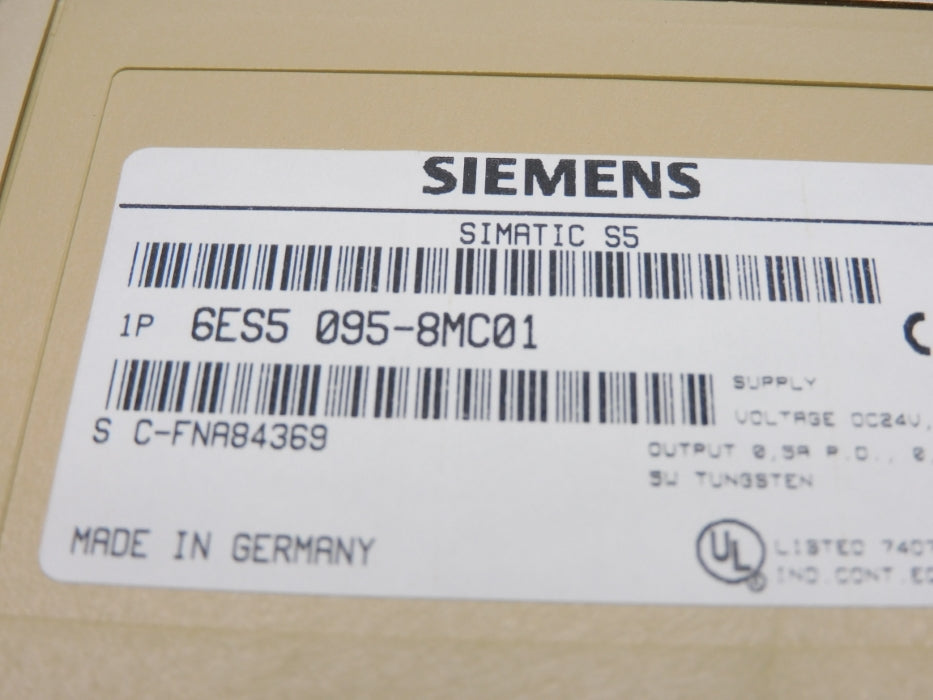 SIEMENS 6ES5095-8MC01 UNMP