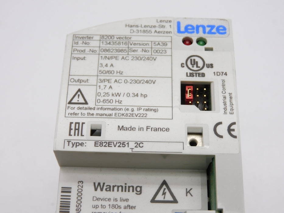 LENZE E82EV251_2C 13435816 NSNP