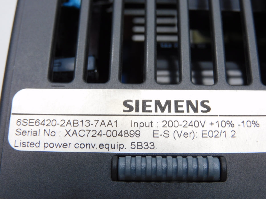 SIEMENS 6SE6420-2AB13-7AA1 (NO COVER) NSNP