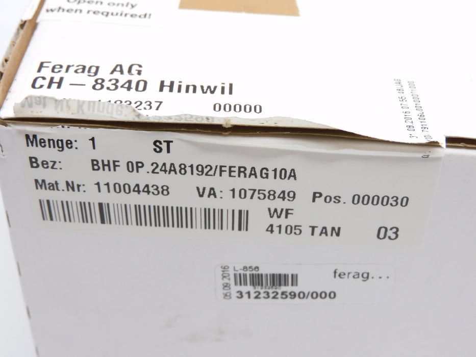 BAUMER ELECTRIC BHFOP.24A8192/FERAG10A 11004438 NSMP