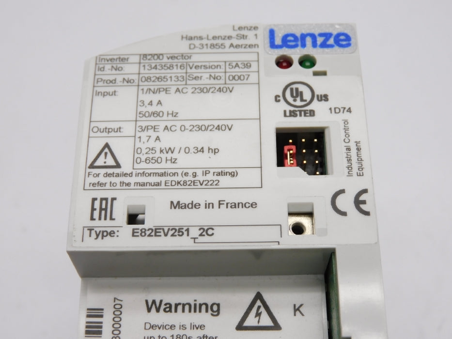 LENZE E82EV251_2C 13435816 NUPI