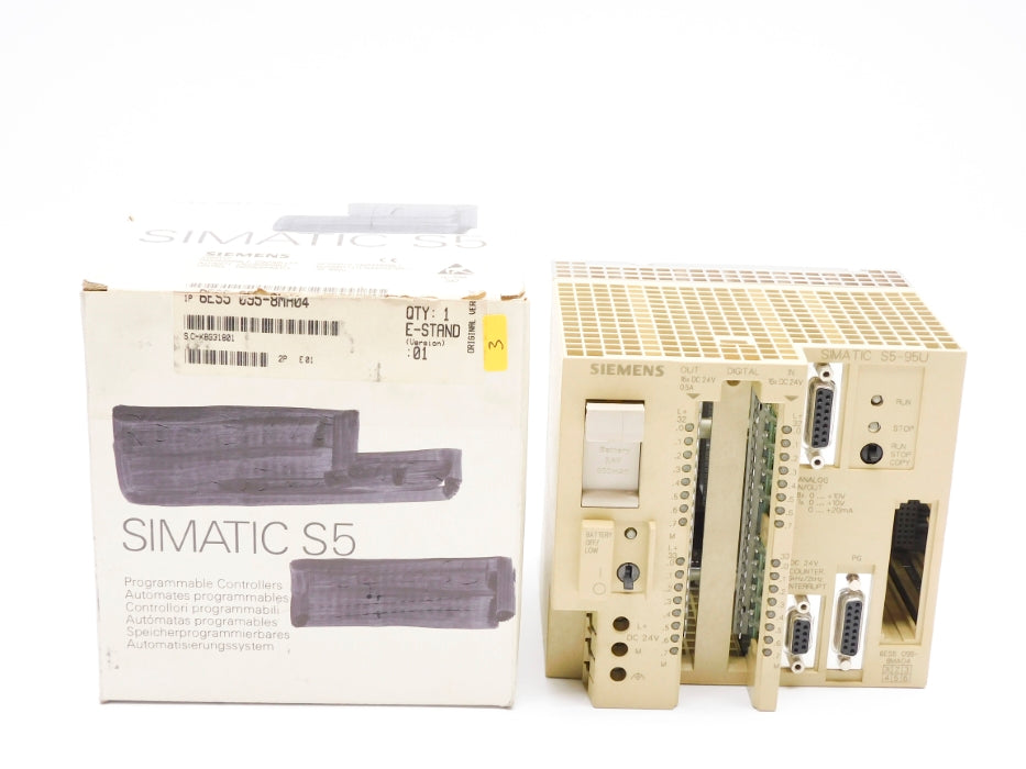 SIEMENS 6ES5095-8MA04 (AS PICTURED) NSMP