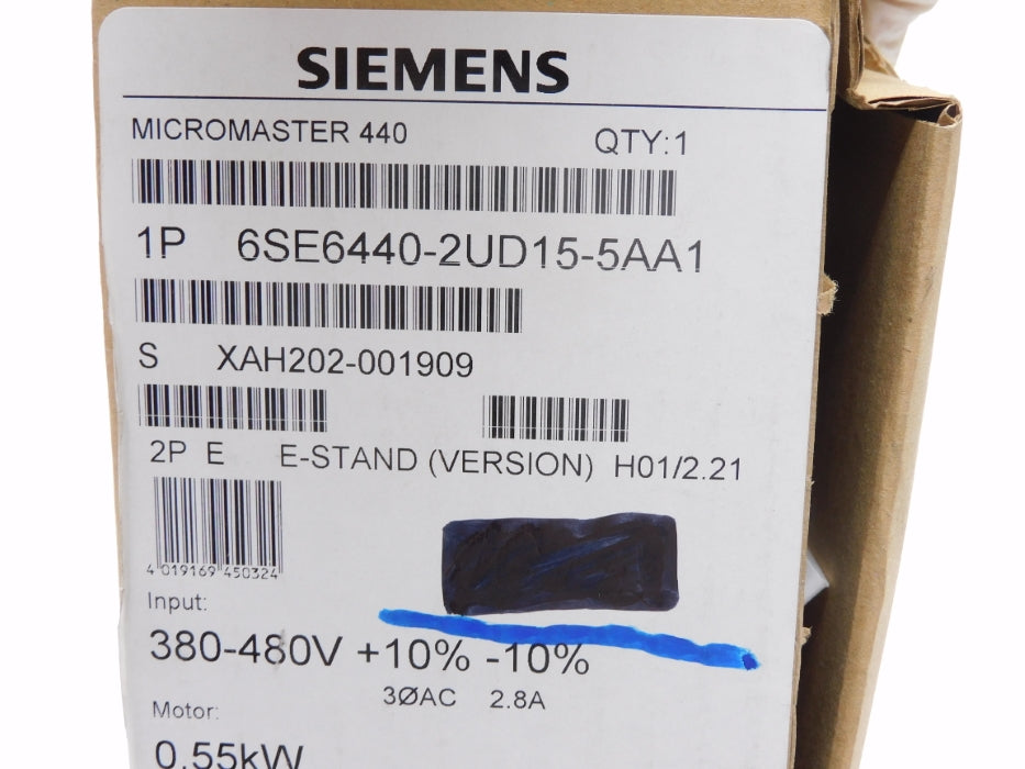 SIEMENS 6SE6440-2UD15-5AA1 NSMP
