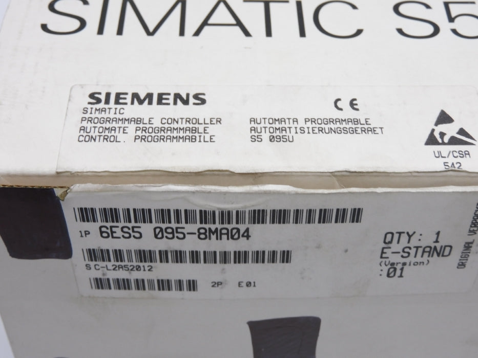 SIEMENS 6ES5095-8MA04 NSMP