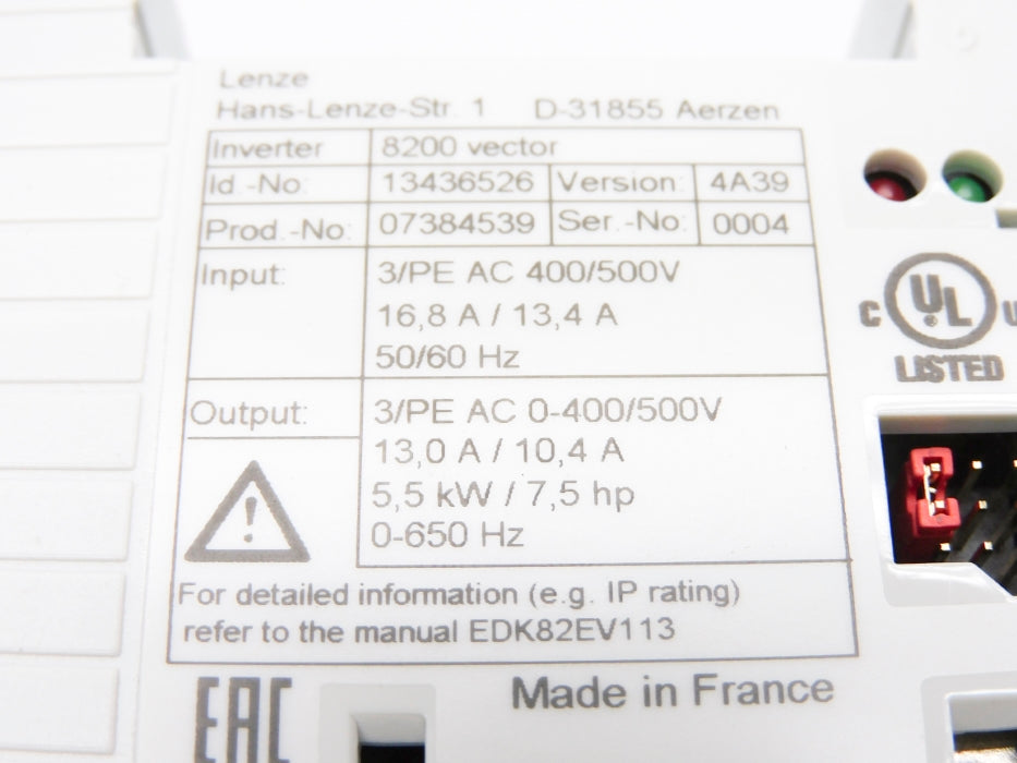 LENZE E82EV552K4C200 13436526 NSMP