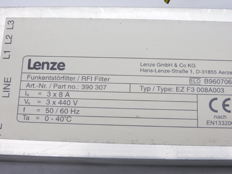 LENZE EZF3008A003 390307 UNMP