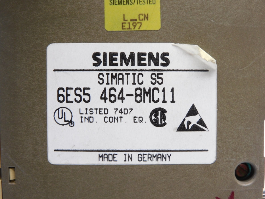 SIEMENS 6ES5464-8MC11 (AS PICTURED) UNMP