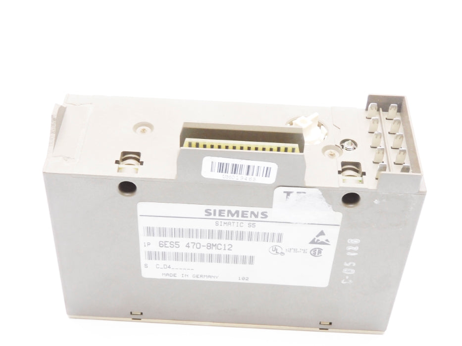SIEMENS 6ES5470-8MC12 (AS PICTURED) UNMP