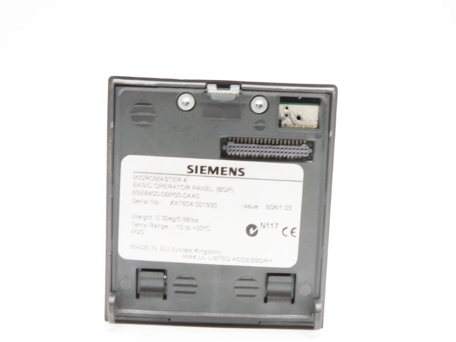 SIEMENS 6SE6400-0BP00-0AA0 (AS PICTURED) UNMP
