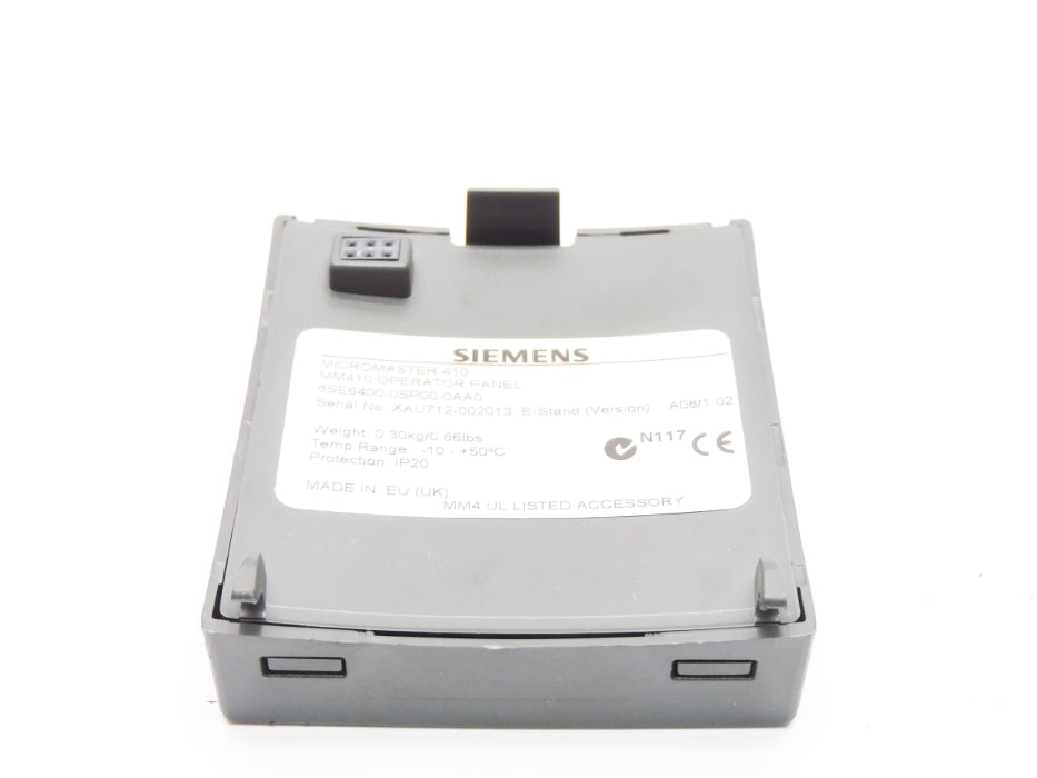 SIEMENS 6SE6400-0SP00-0AA0 UNMP