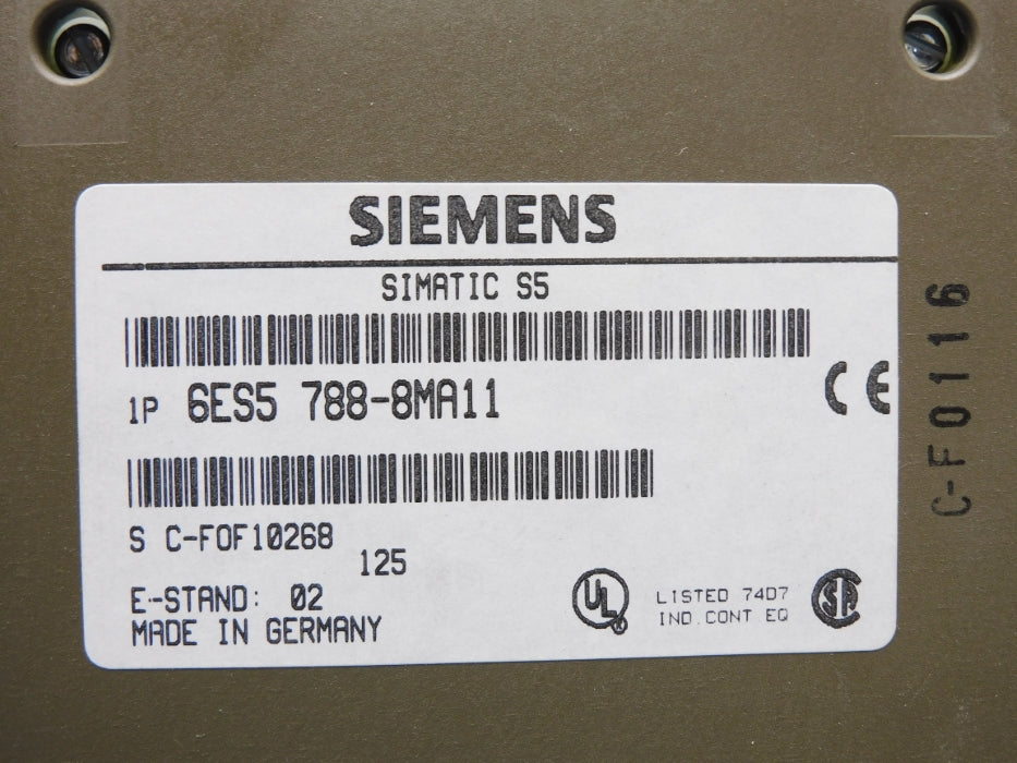SIEMENS 6ES5788-8MA11 NSMP