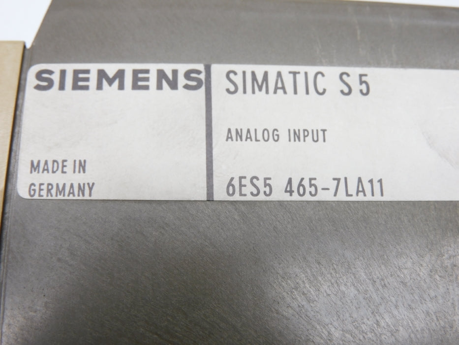 SIEMENS 6ES5465-7LA11 (NO TERMINAL) UNMP