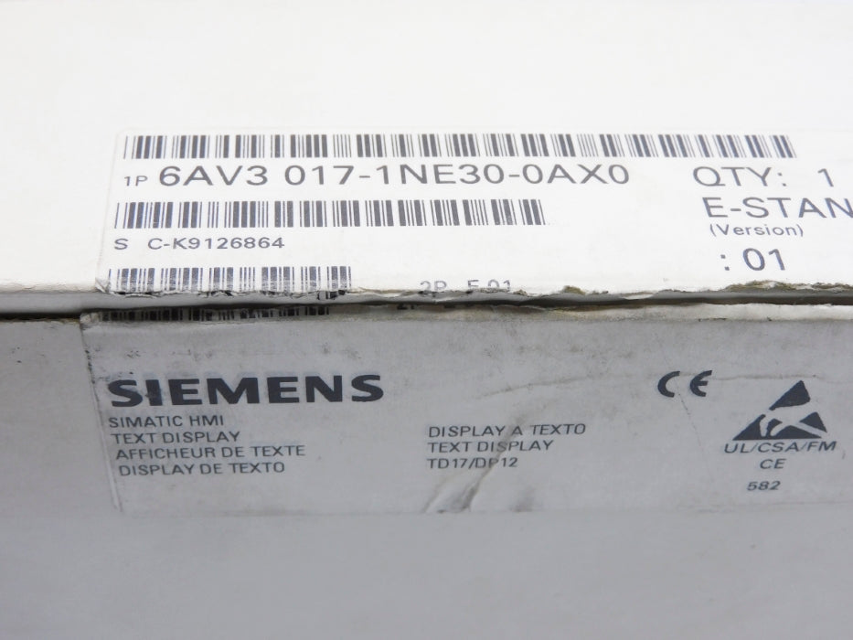 SIEMENS 6AV3017-1NE30-0AX0 NUPI