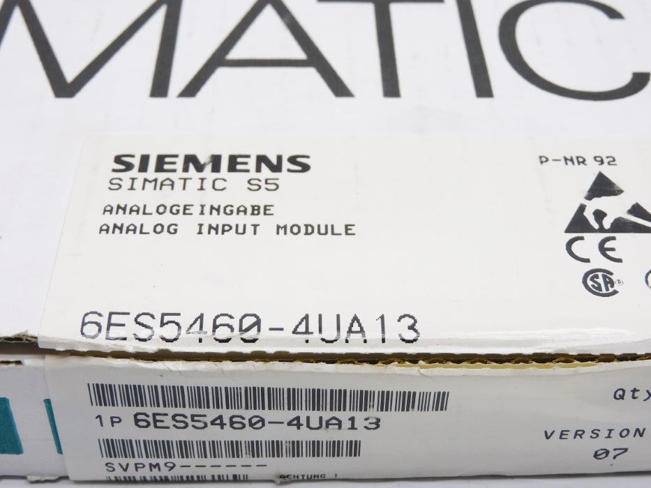 SIEMENS 6ES5460-4UA13 NSMP