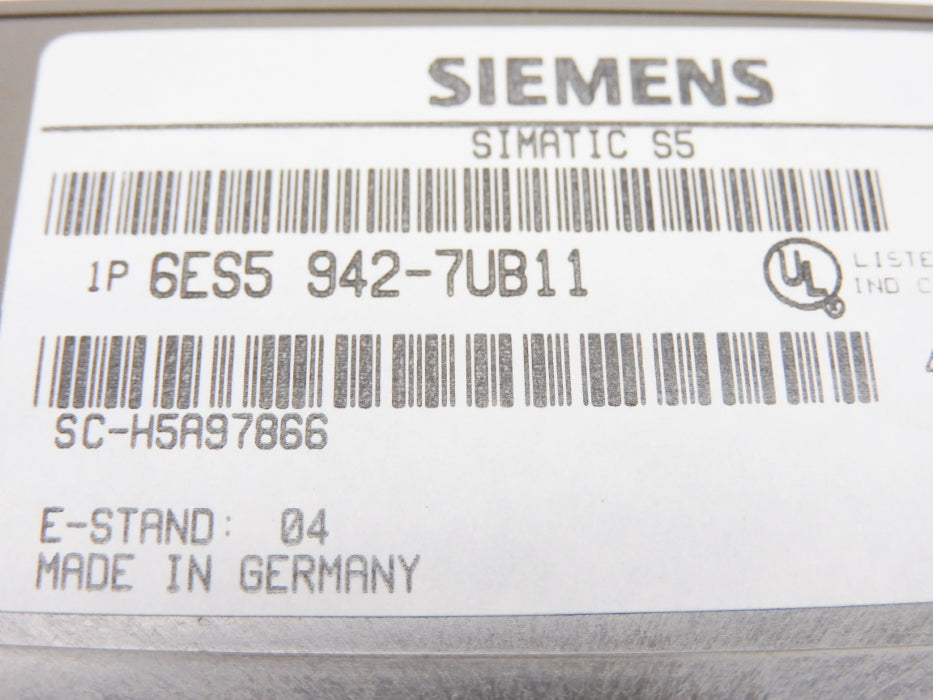 SIEMENS 6ES5942-7UB11 NSMP