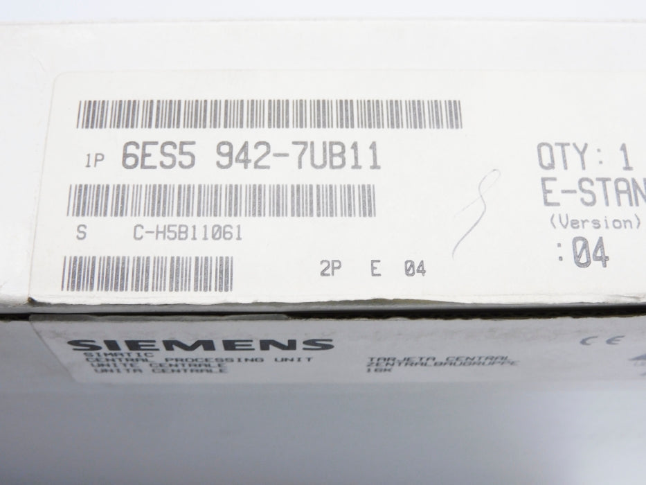 SIEMENS 6ES5942-7UB11 NSMP