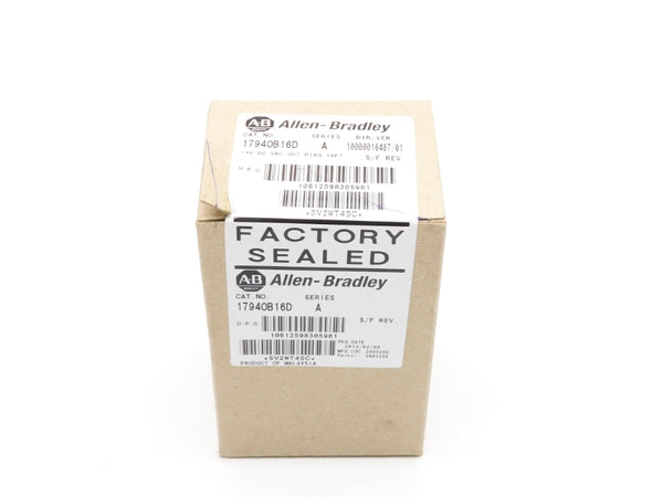 ALLEN BRADLEY 1794-OB16D SER. A DATE: 2013 NSFS