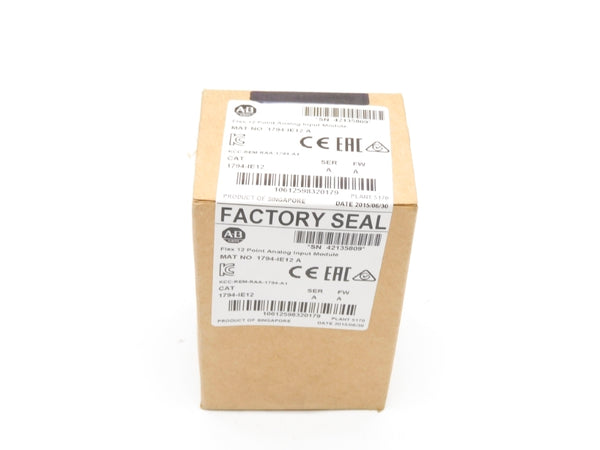 ALLEN BRADLEY 1794-IE12 SER. A F/W A DATE: 2015 NSFS