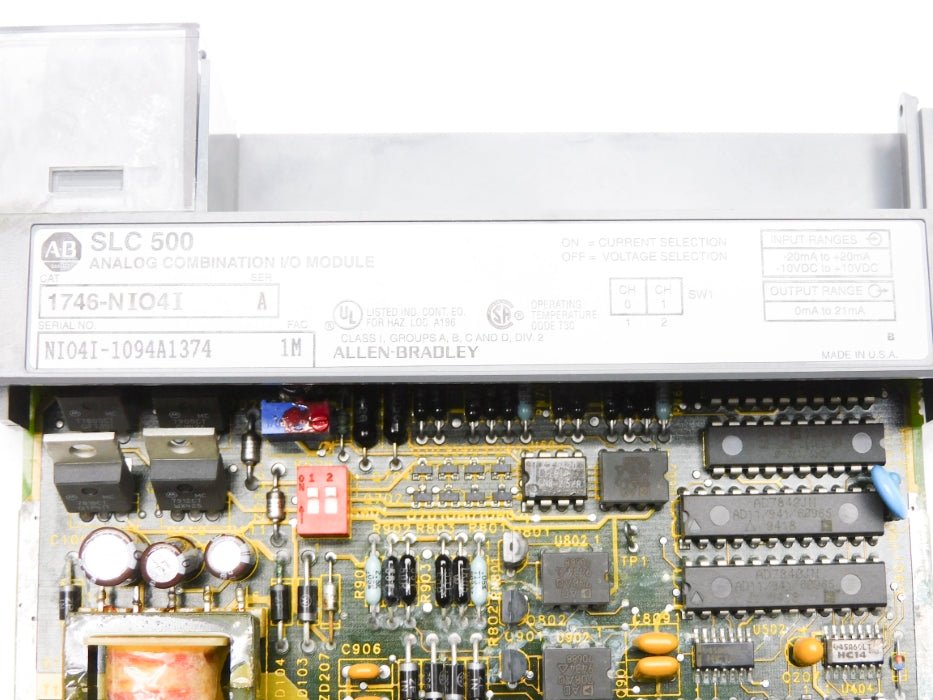 ALLEN BRADLEY 1746-NIO4I SER. A (AS PICTURED) UNMP