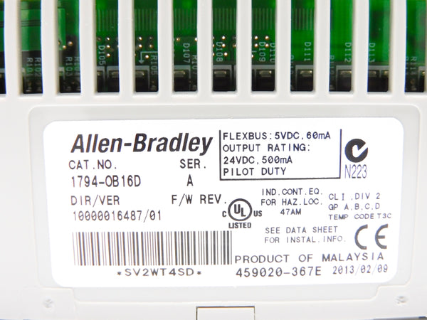 ALLEN BRADLEY 1794-OB16D SER. A NSMP