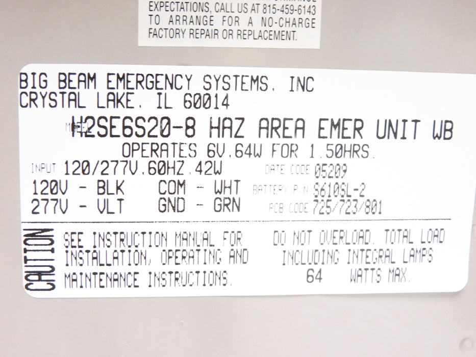 BIG BEAM 499-6382-MMC NSMP