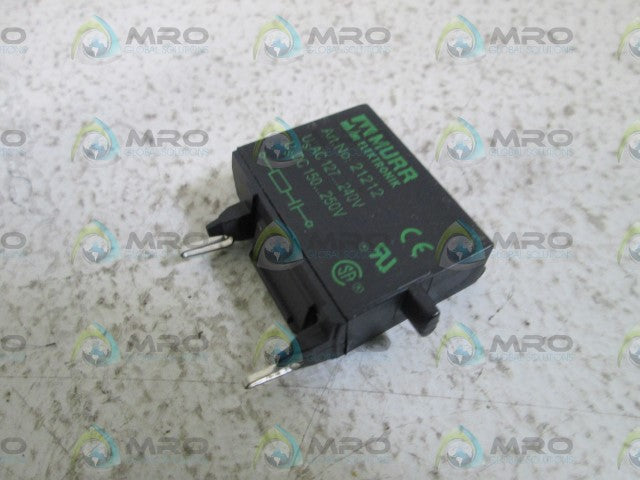 MURR ELEKTRONIK CONTACTOR SUPPRESSOR 21212 *NEW NO BOX*