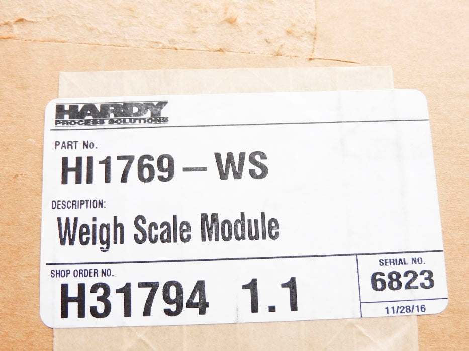 HARDY HI1769-WS F/W K NSMP
