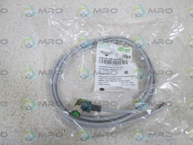 MURR ELEKTRONIK FEMALE CONNECTOR CD12L-0B-020-C0 *NEW IN FACTORY BAG*