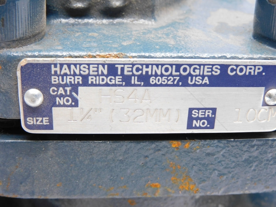 HANSEN TECHNOLOGIES HS4A 1-1/4" UNMP