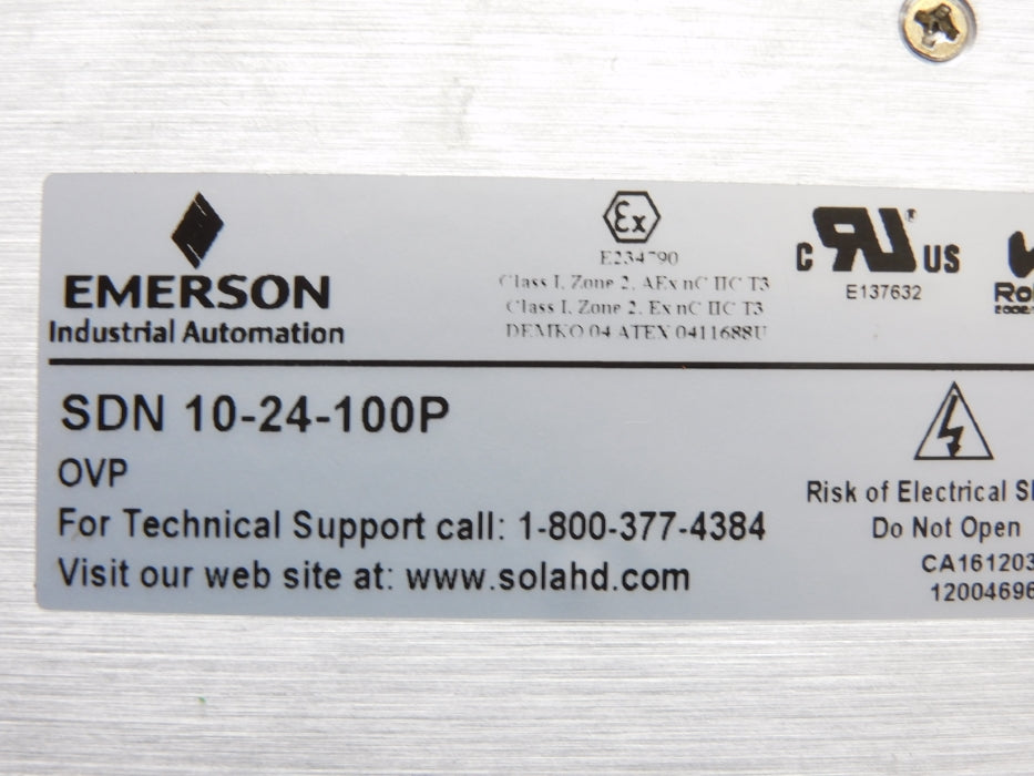 EMERSON SDN10-24-100P NSNP