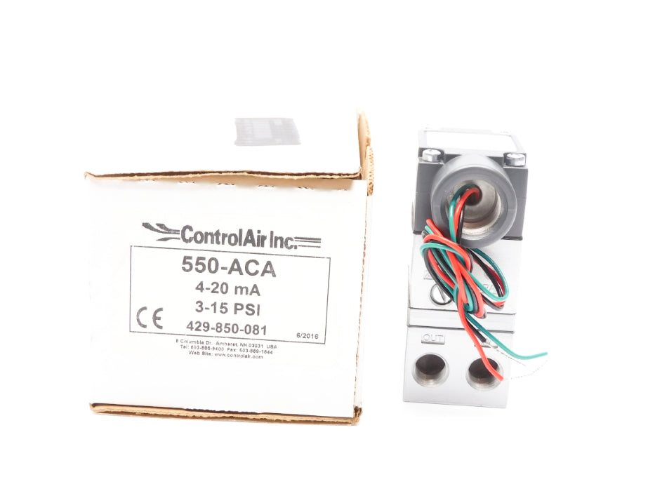 CONTROL AIR 429-850-081 550-ACA 3-15PSI NSMP