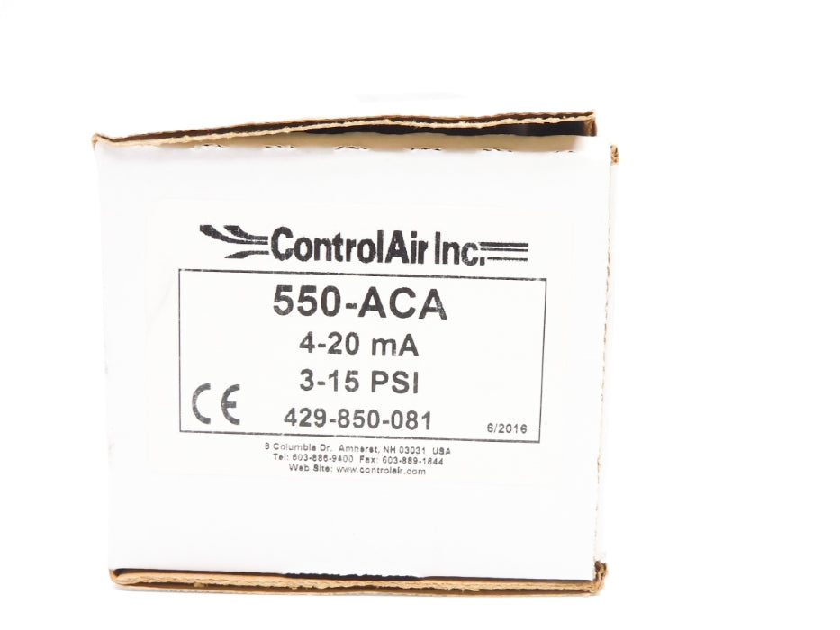 CONTROL AIR 429-850-081 550-ACA 3-15PSI NSMP