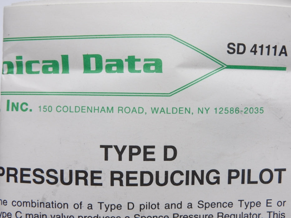 SPENCE SD4111A NSMP