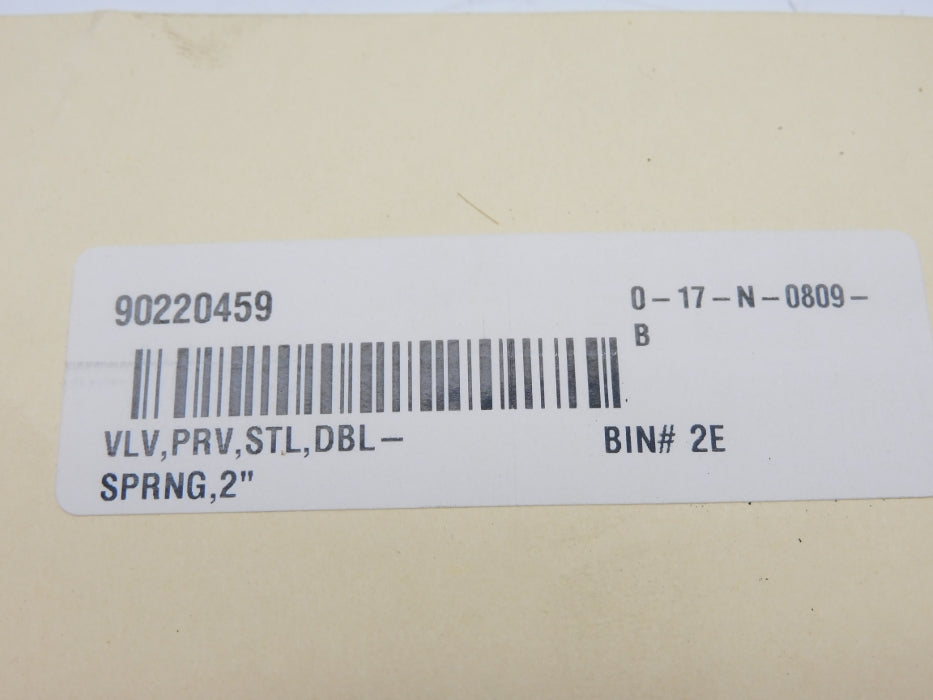 WATSON MCDANIEL TYPE O 2" NSNP