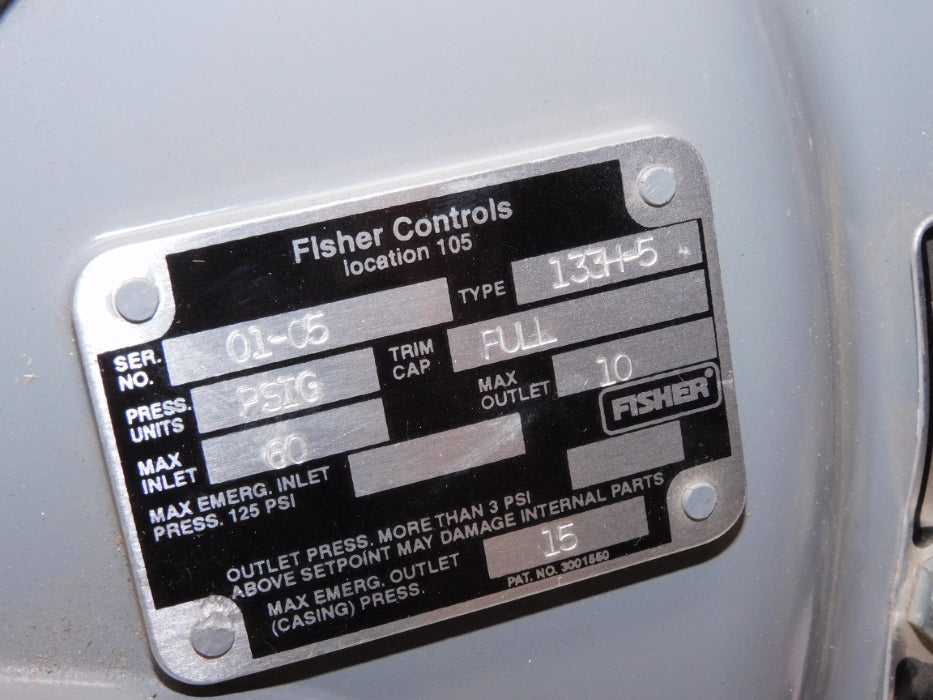 FISHER CONTROLS 133H-5 2-5PSIG 2" NSNP