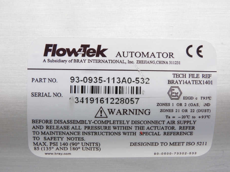 FLOWTEK 93-0935-113A0-532 140SPI NSNP