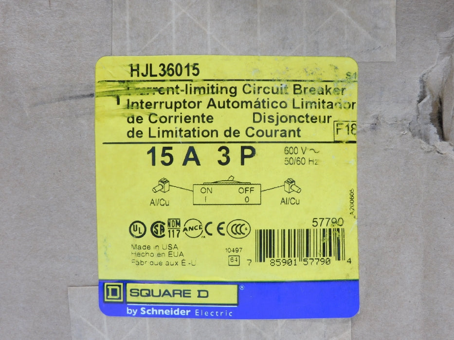 SQUARE D HJL36015 15A 600V NSFS