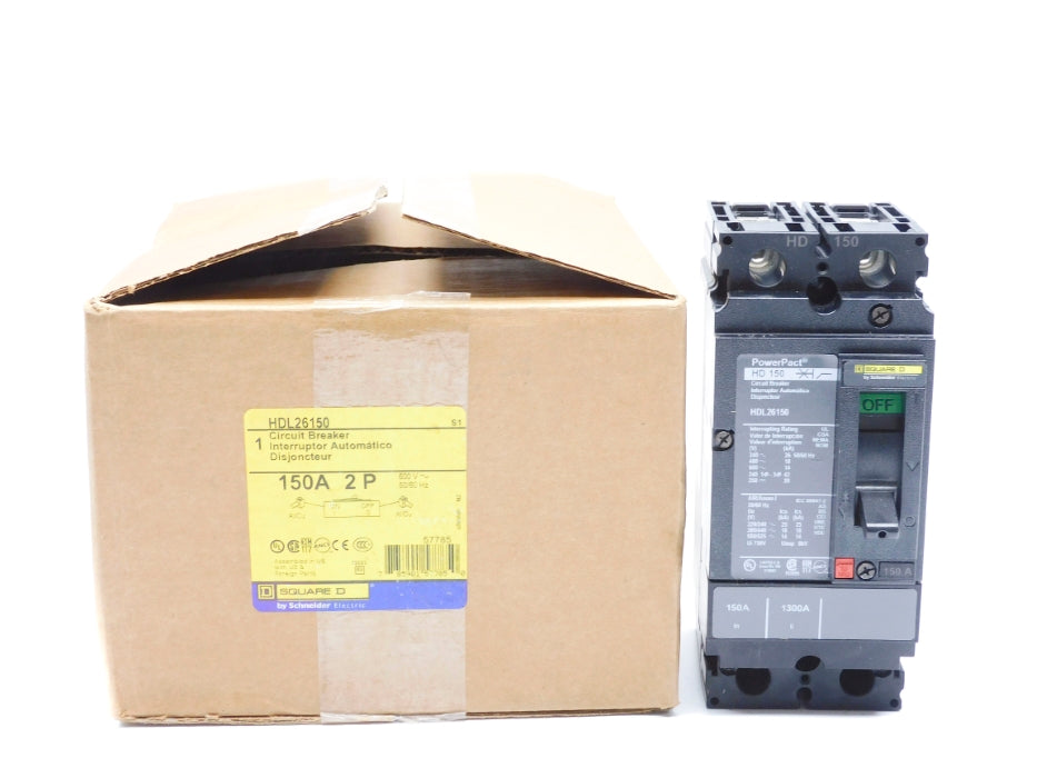 SQUARE D HDL26150 600V 150A NSMP