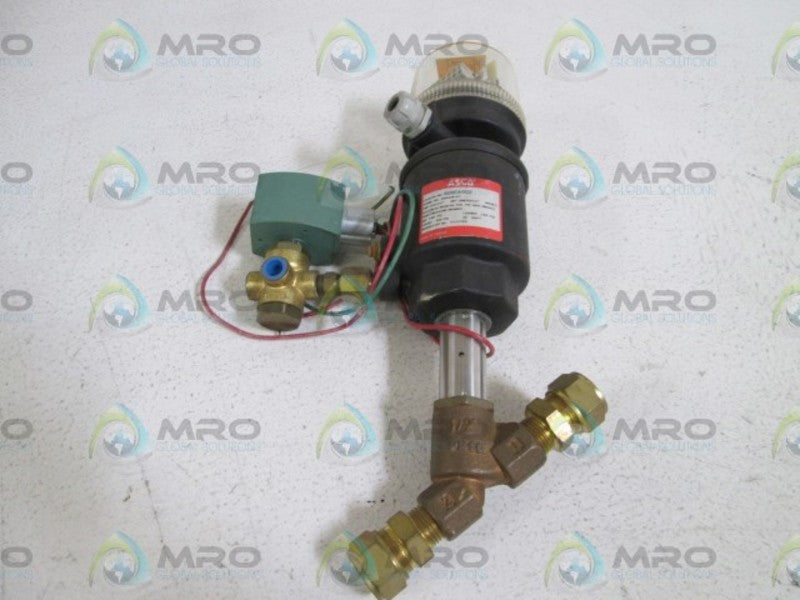 ASCO PISTON VALVE BODY VALVE 8290A002 (AS PICTURED) * USED *