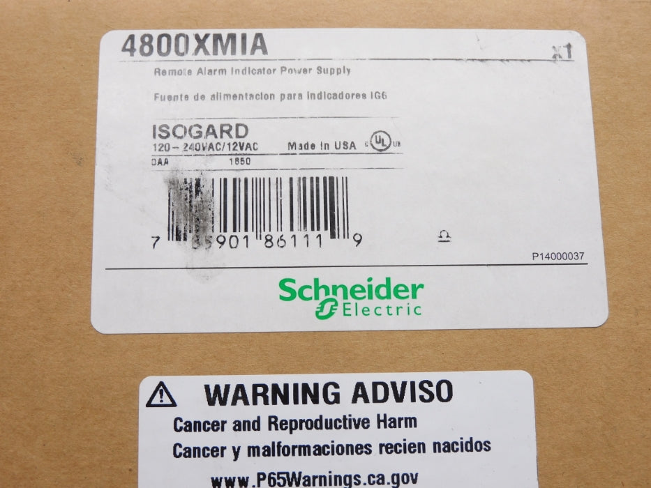 SCHNEIDER ELECTRIC 4800XMIA NSFS