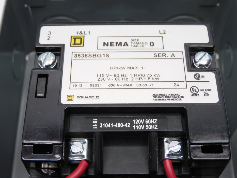 SQUARE D 8536SBG1V02S SER. A 110/120V NSMP