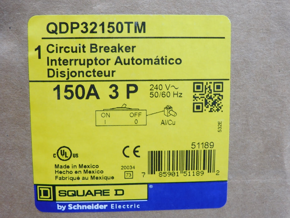 SQUARE D QDP32150TM 240V 150A NSMP