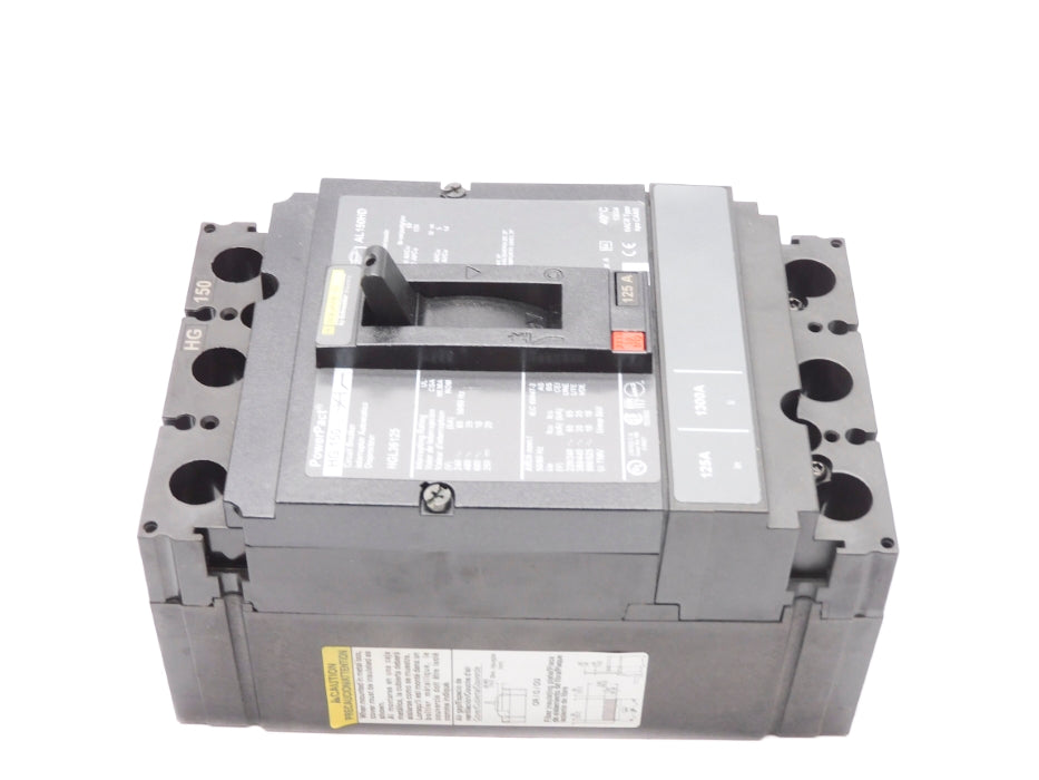 SQUARE D HGL36125 600V 125A NSMP