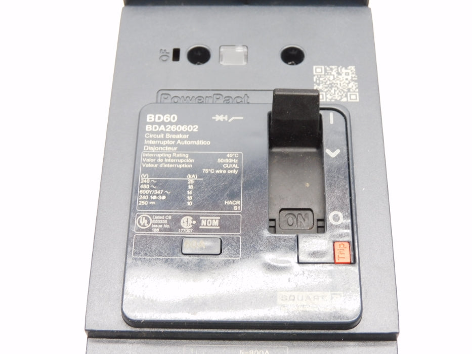 SQUARE D BDA260602 480V 60A NSMP