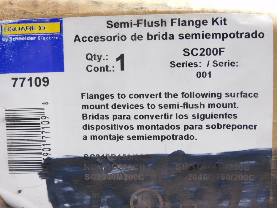 SQUARE D SC200F SER. 001 (AS PICTURED) NSMP
