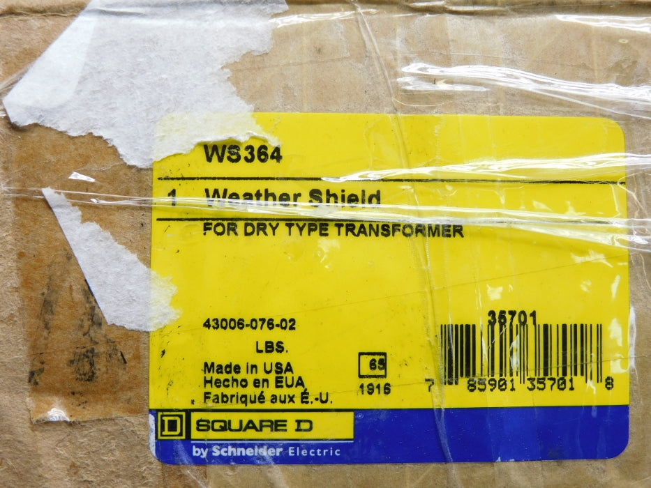 SQUARE D WS364 (AS PICTURED) NSMP